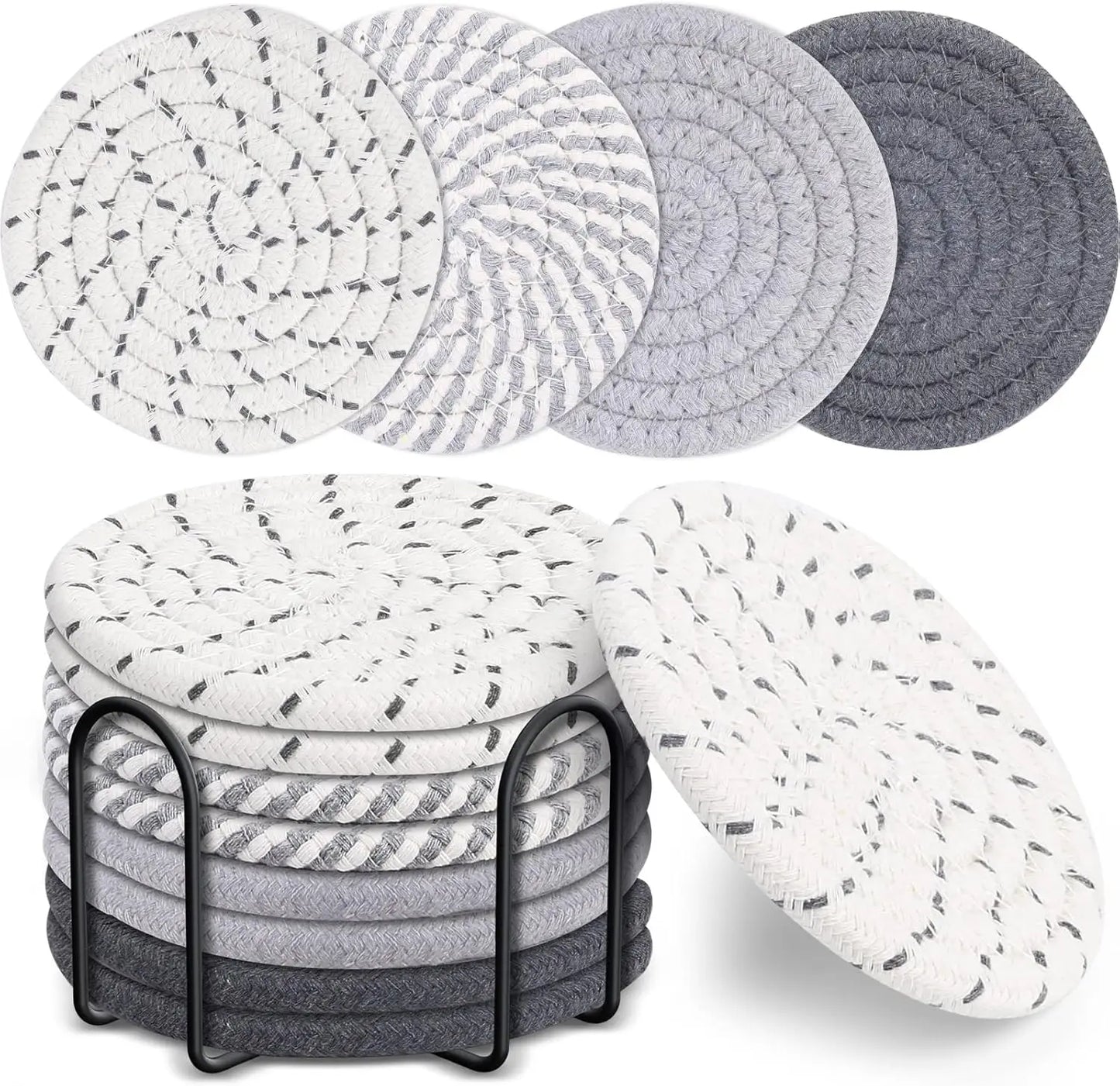 8-Piece Set Absorbent Coasters