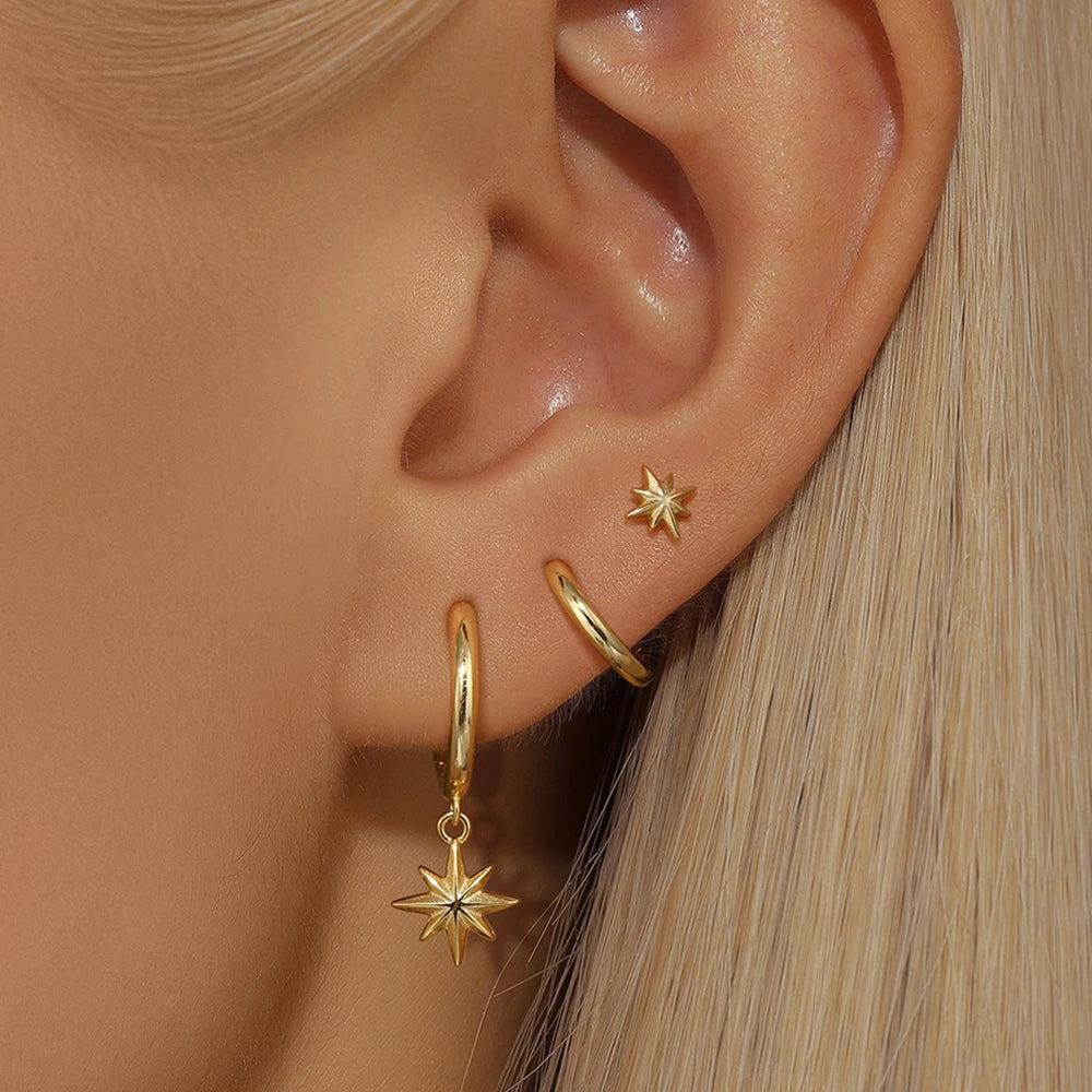 3 piece Drop Earring Set