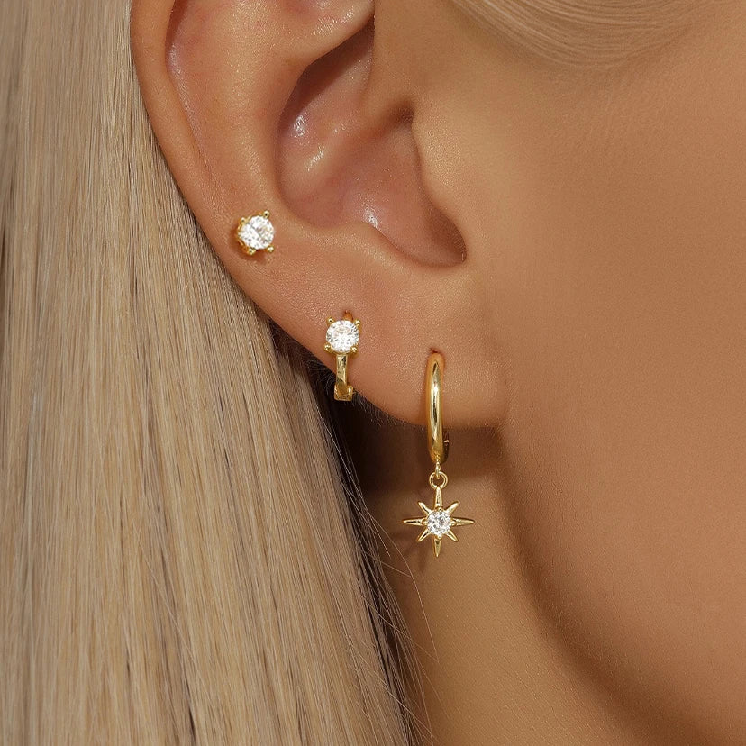 3 piece Drop Earring Set