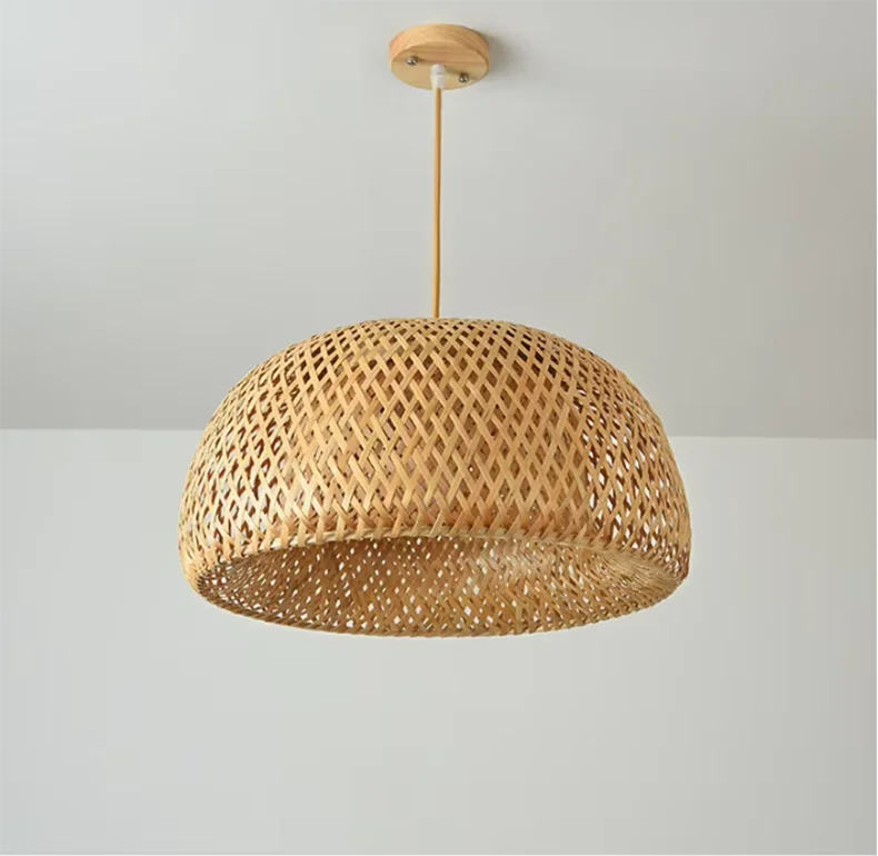 Bamboo Pendant Light Fixture