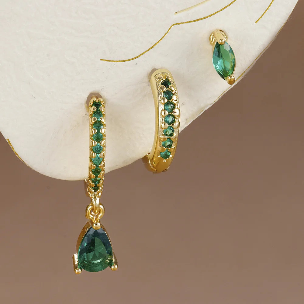 3 piece Drop Earring Set