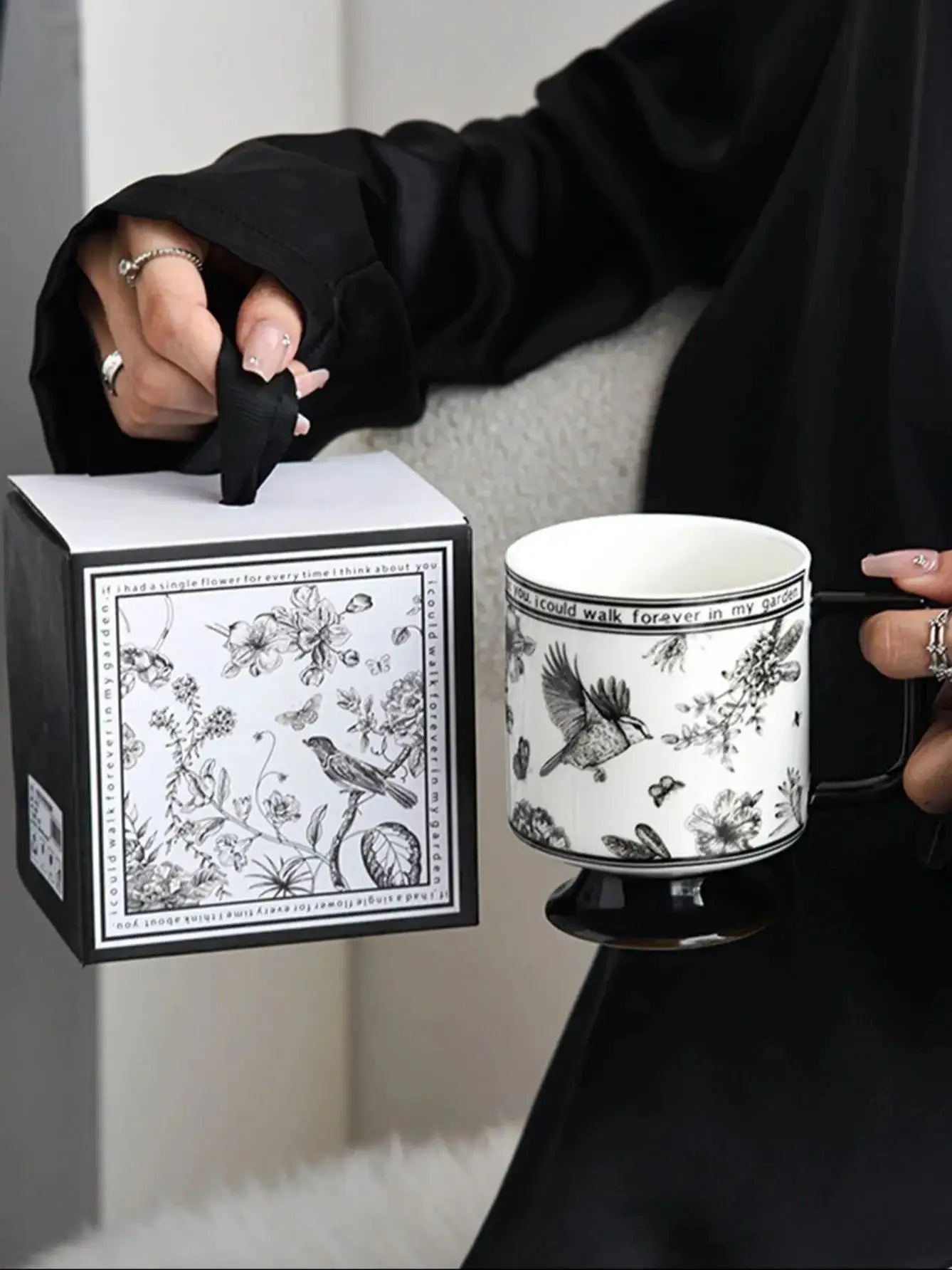 Black Coffee Cup