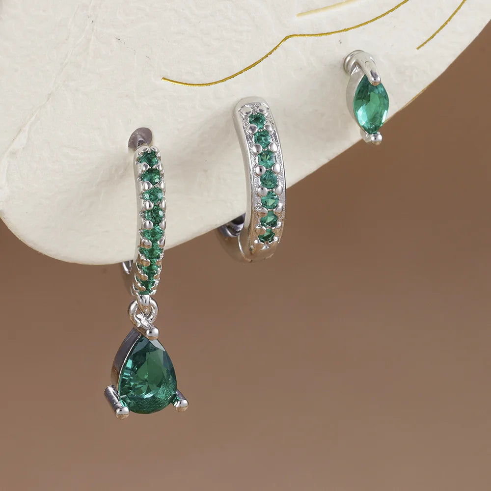 3 piece Drop Earring Set