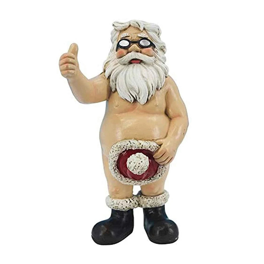 Naked Hitchhiking Santa