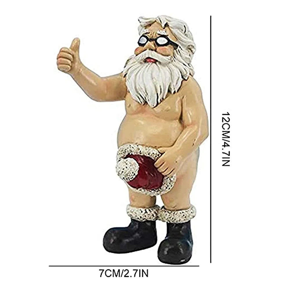 Naked Hitchhiking Santa