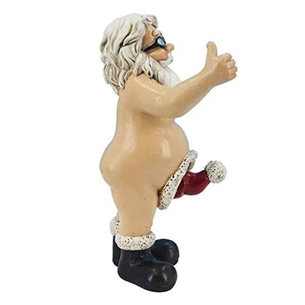 Naked Hitchhiking Santa