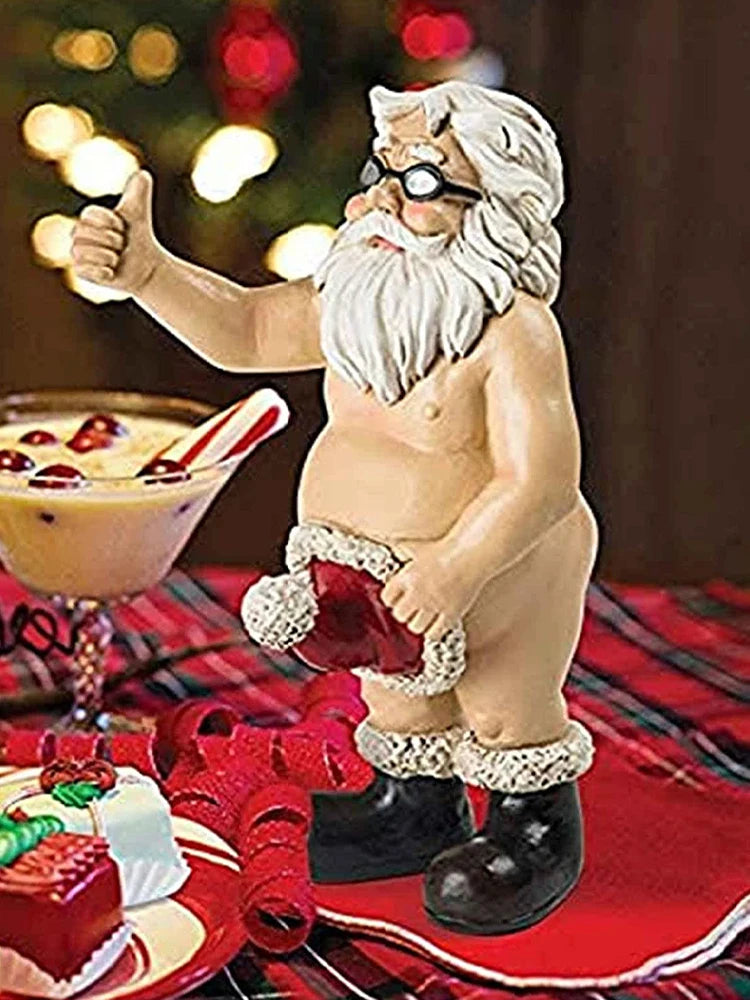 Naked Hitchhiking Santa