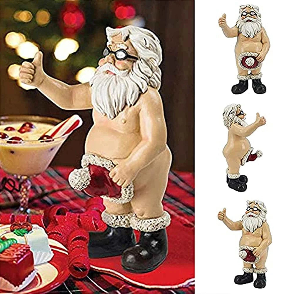 Naked Hitchhiking Santa