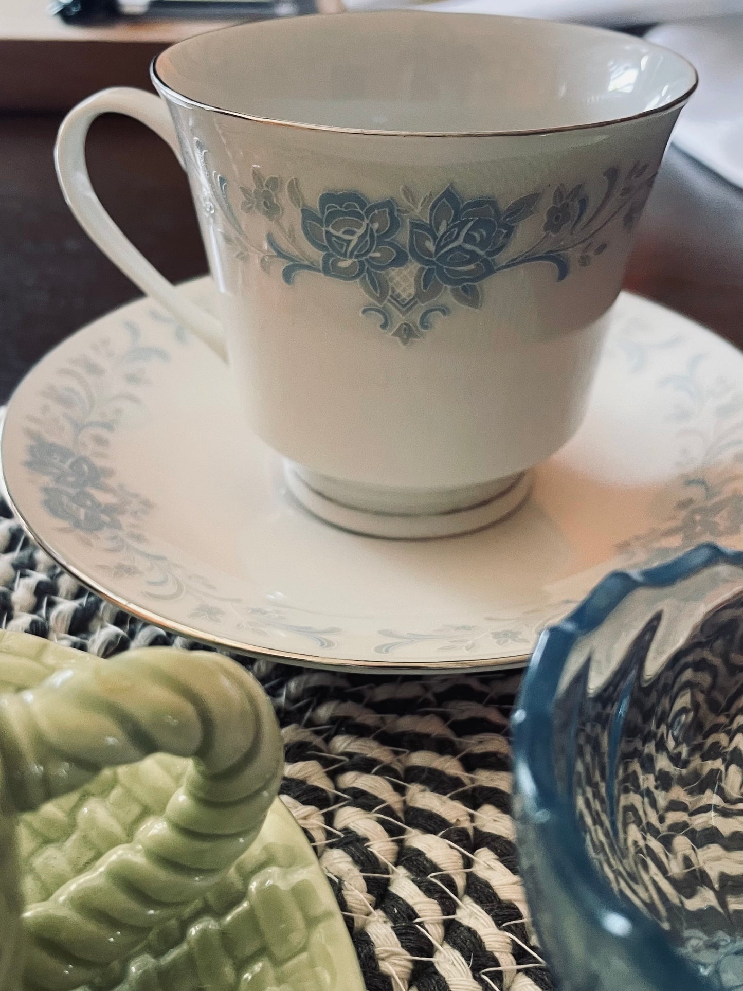 The Quiet Reader Vintage Teacup