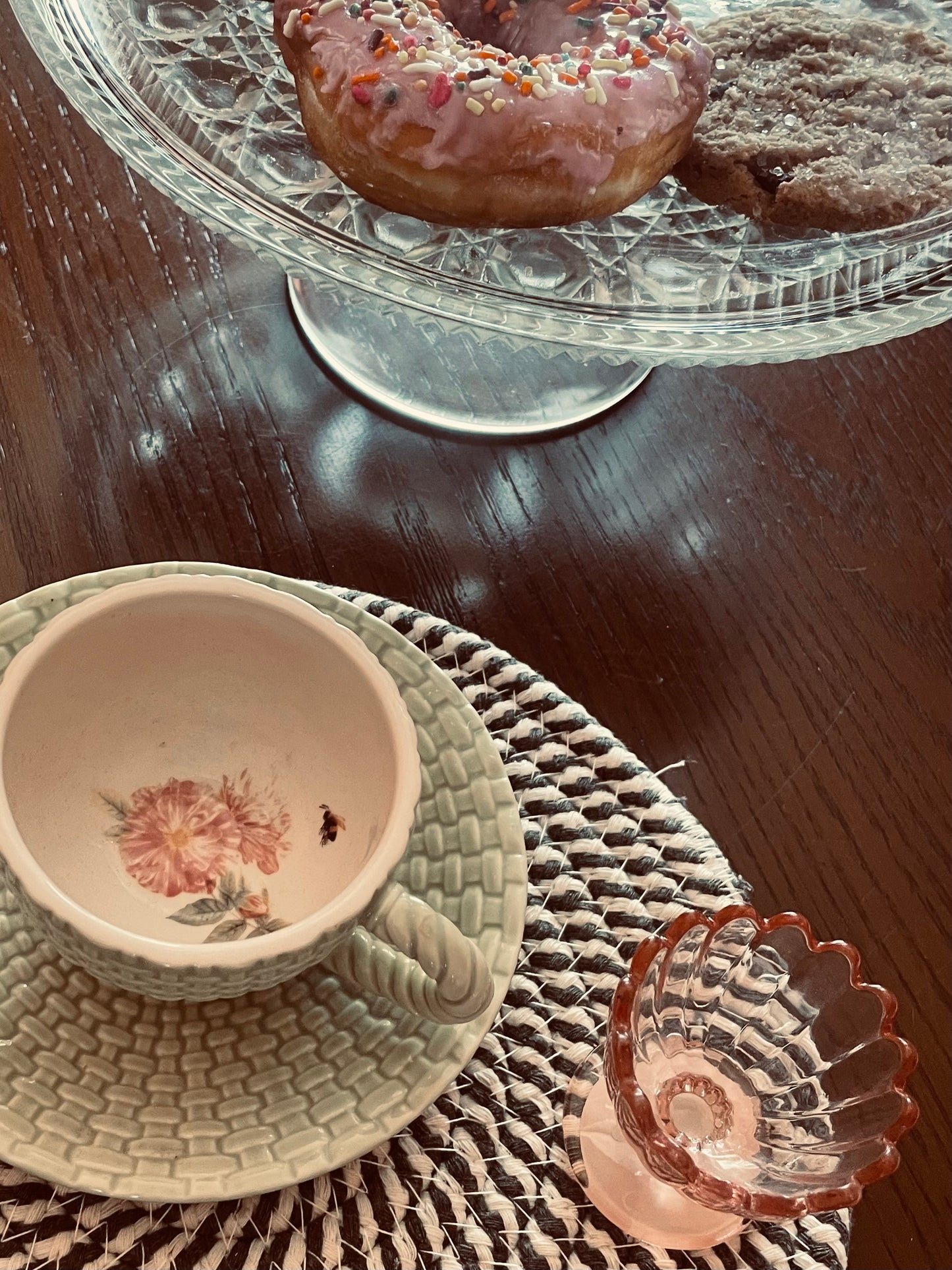 Honeybee Cottage Vintage Teacup