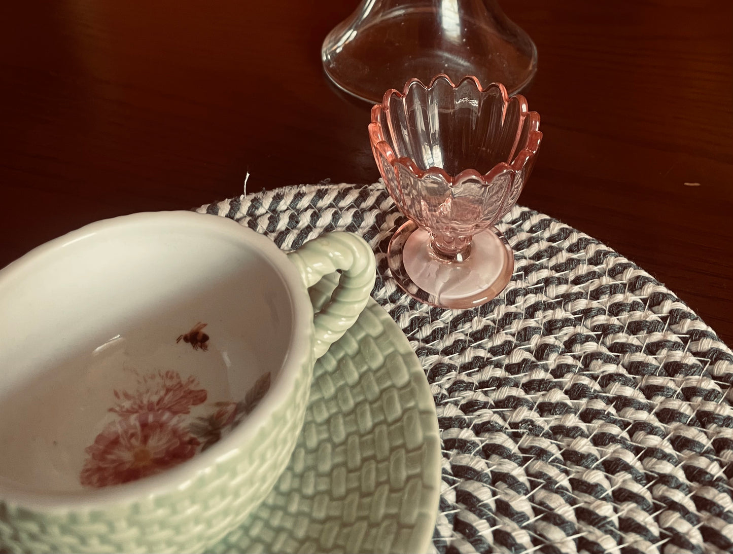 Honeybee Cottage Vintage Teacup