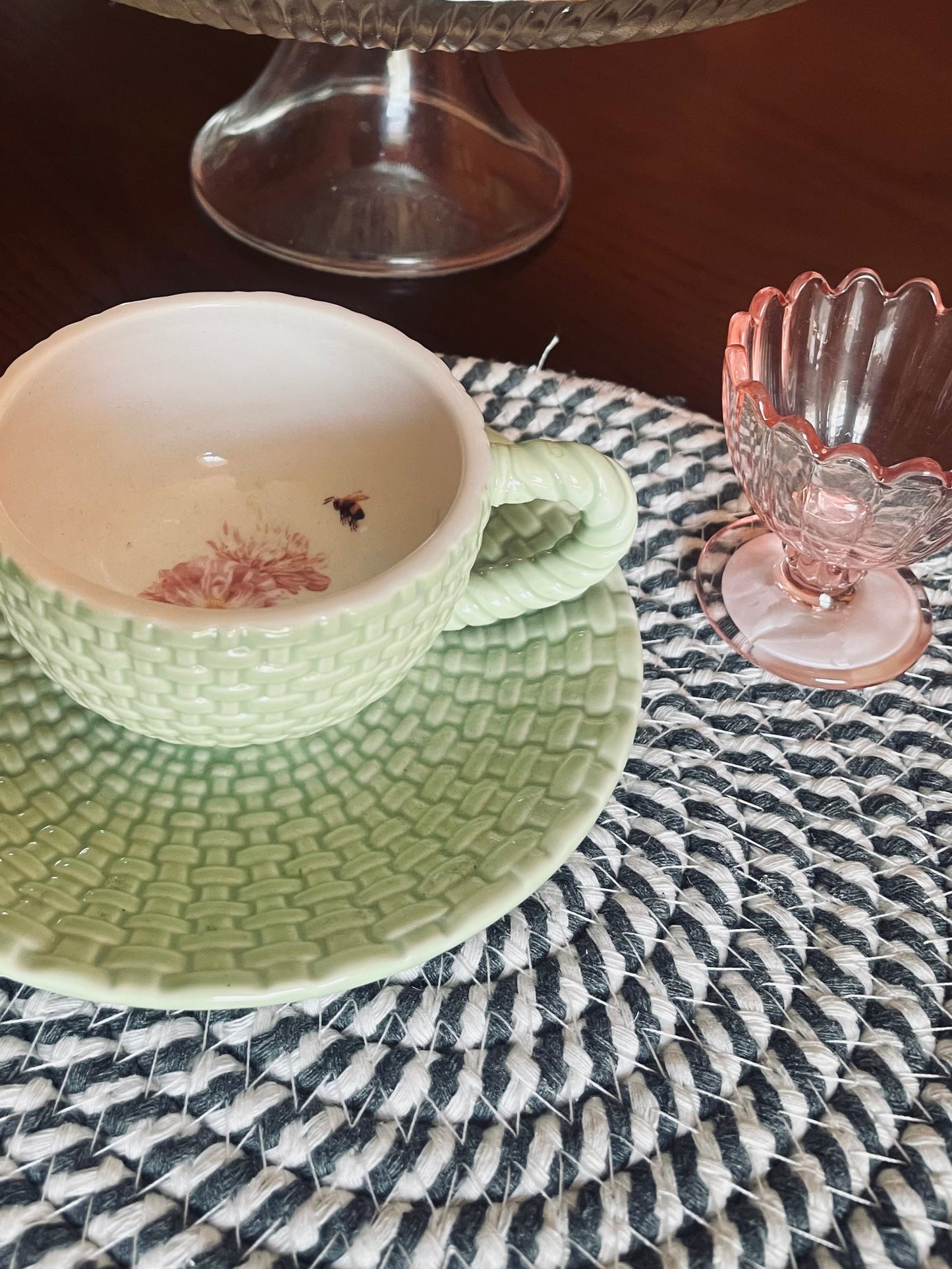 Honeybee Cottage Vintage Teacup