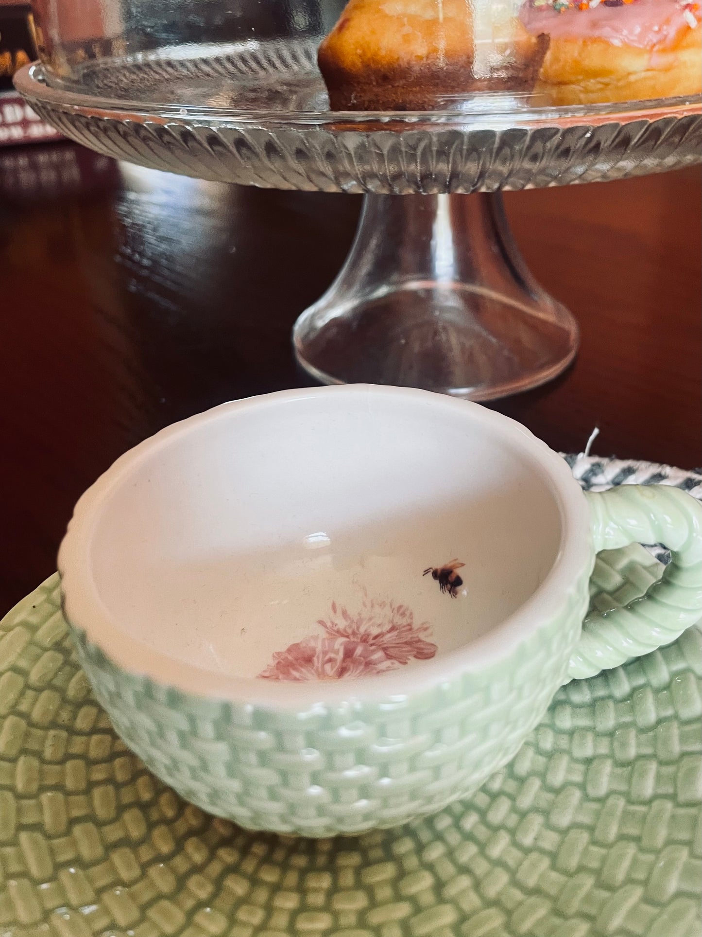 Honeybee Cottage Vintage Teacup
