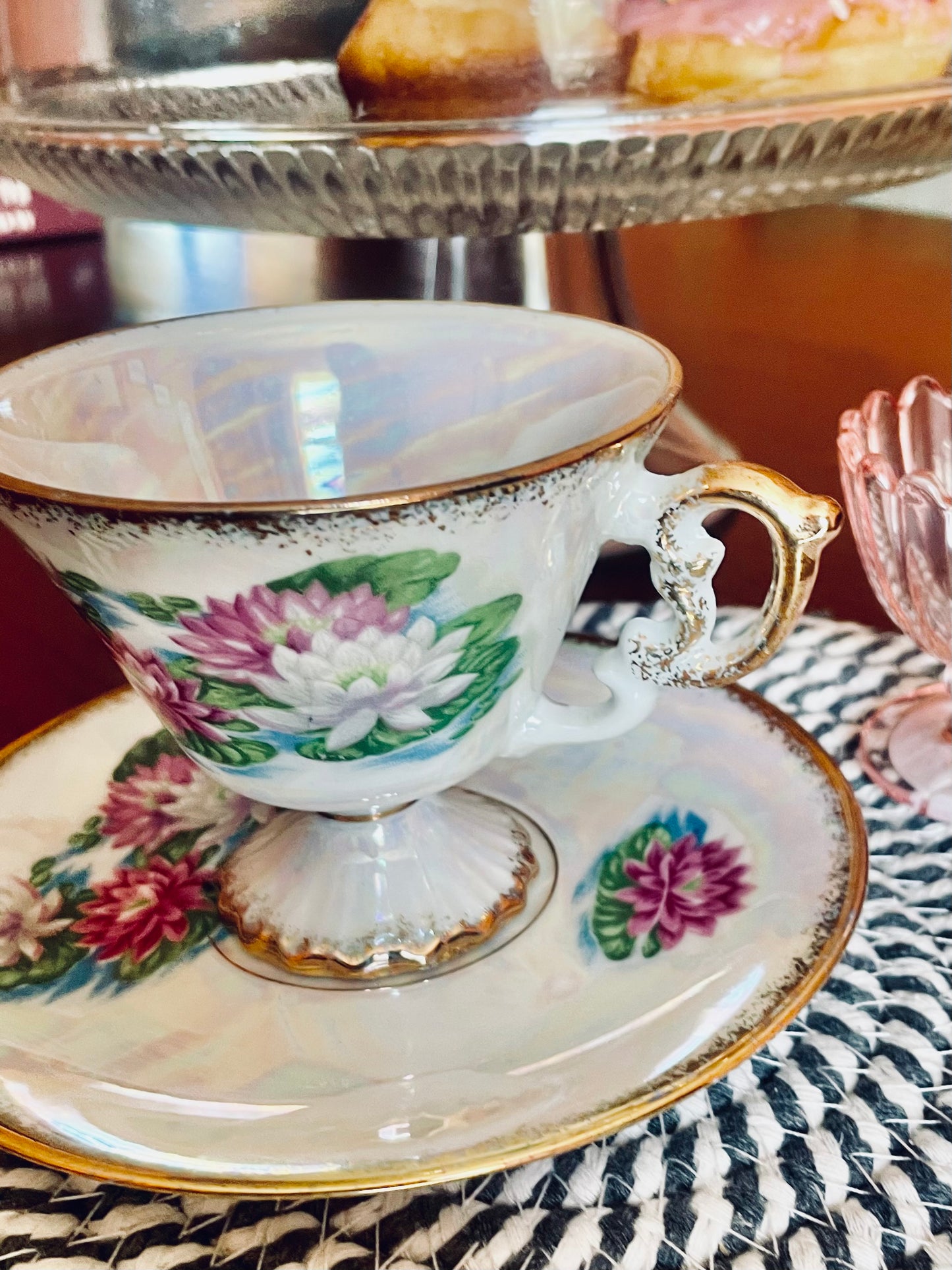 Opal Garden Vintage Teacup