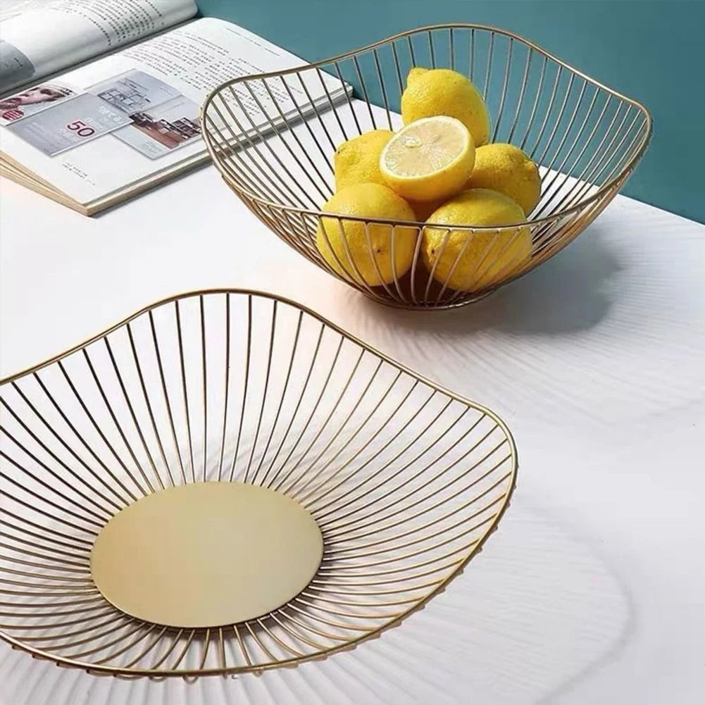 Simple Metal Fruit Basket