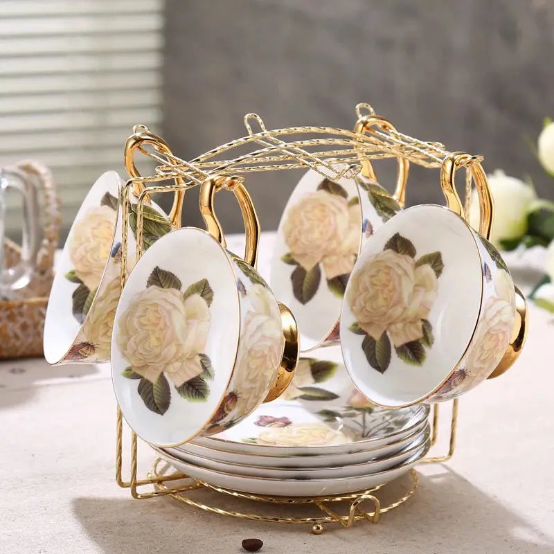 Gold Trimmed Teacups