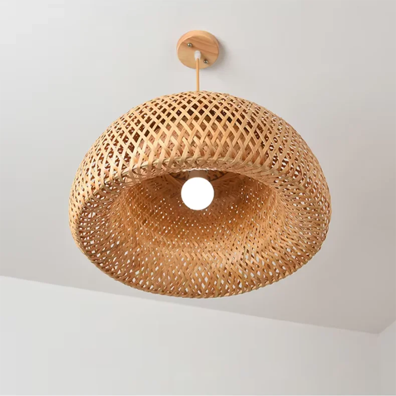 Bamboo Pendant Light Fixture