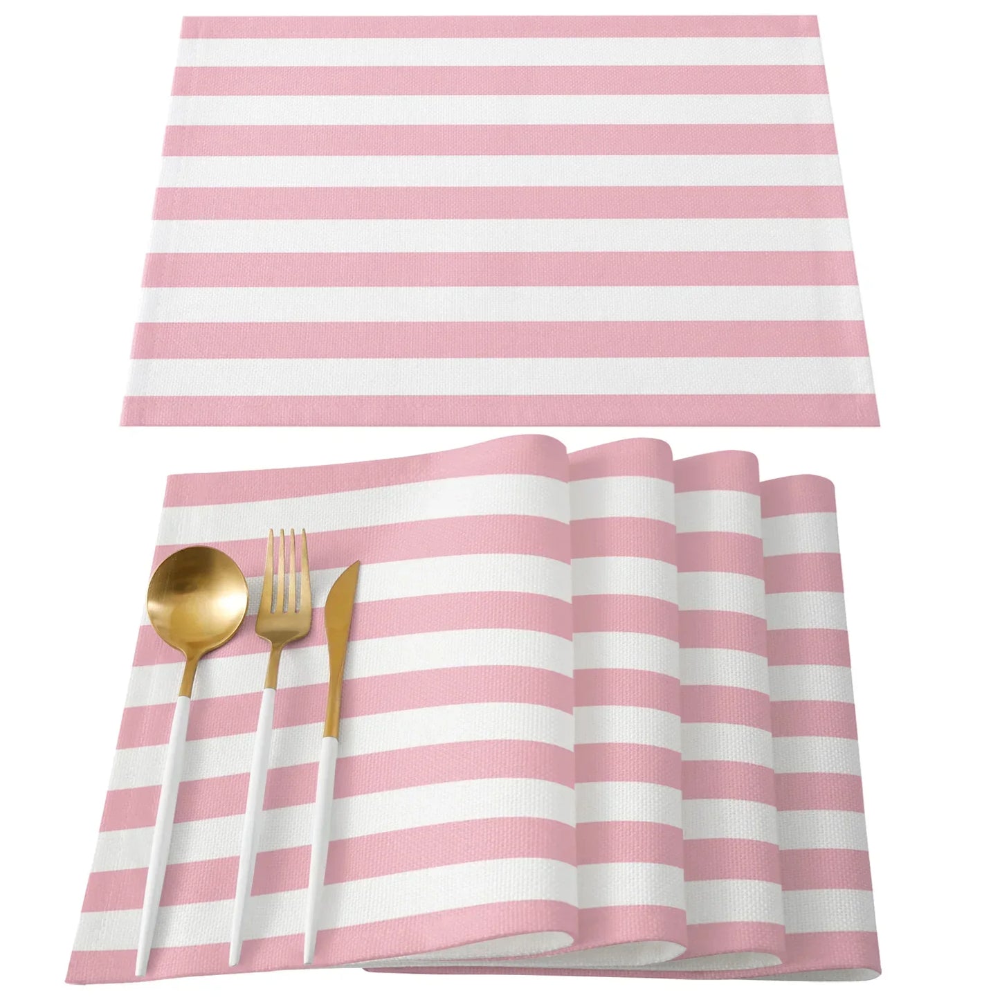 Striped Linen Place Mats