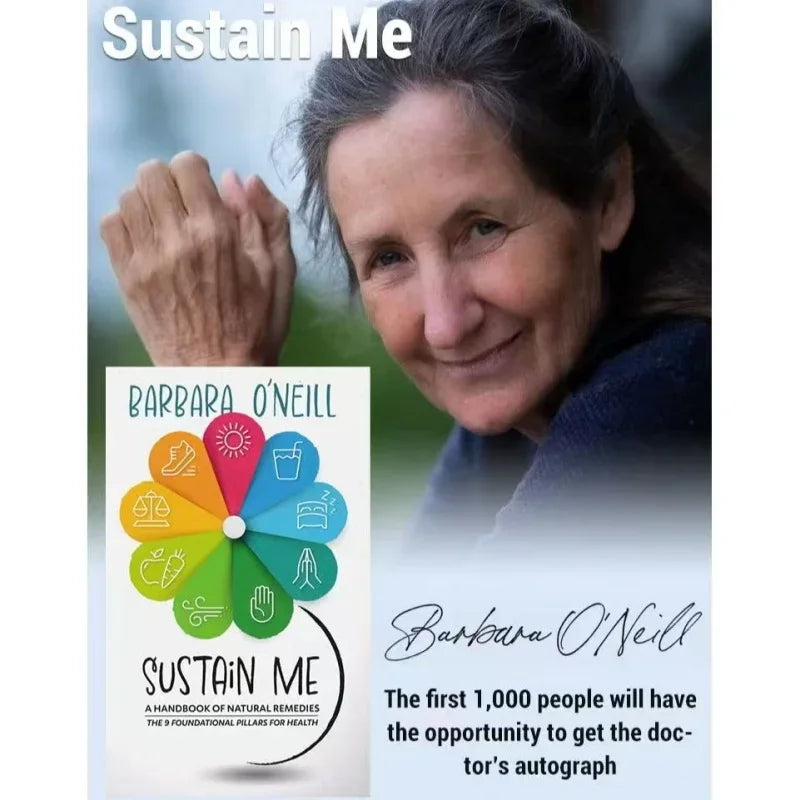 Sustain Me By Barbara O’Neill Book ：A Hand Book Of Natural Remedies The 9 Foundational Pillars For Health
