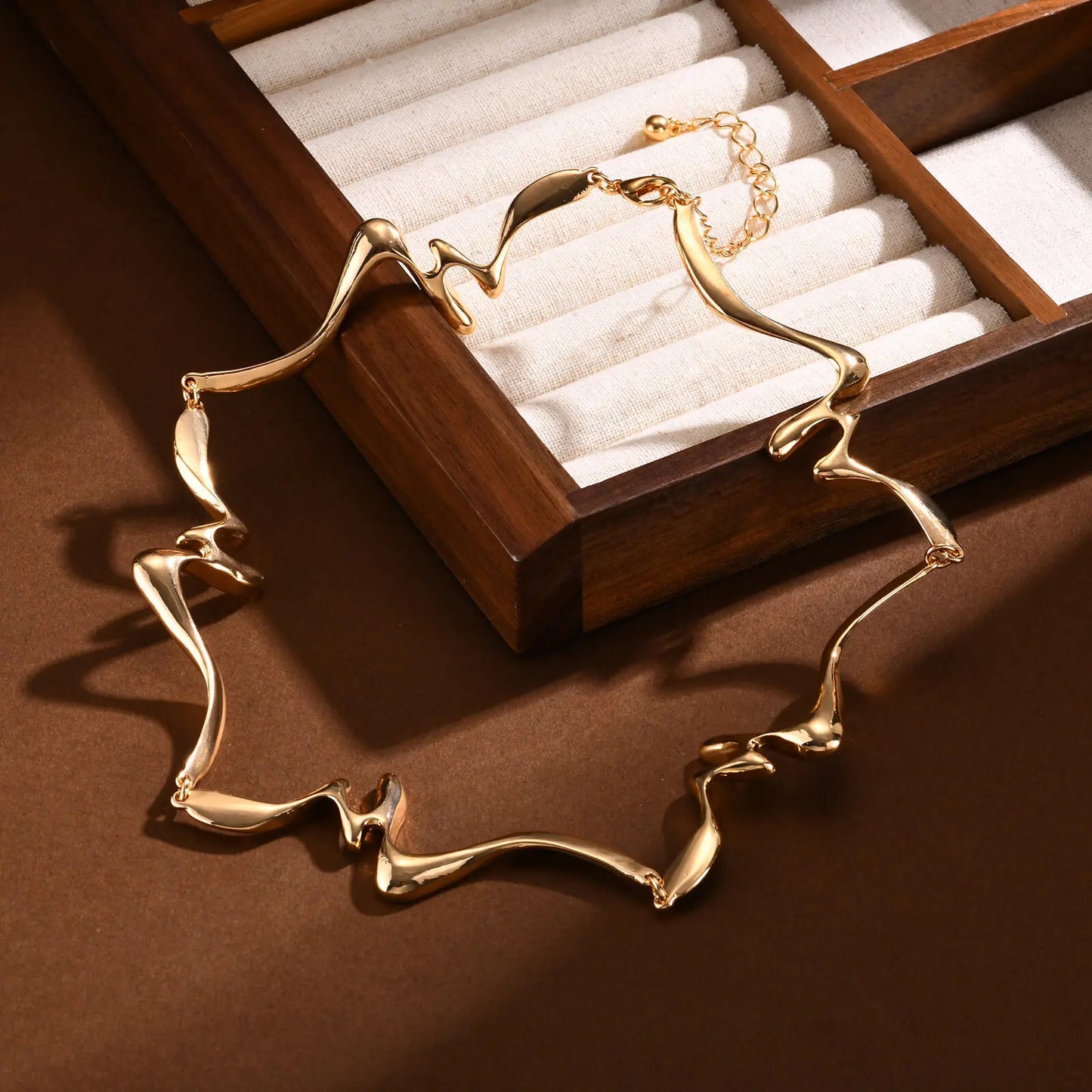 Wave Open Cuff Bangles or Necklace