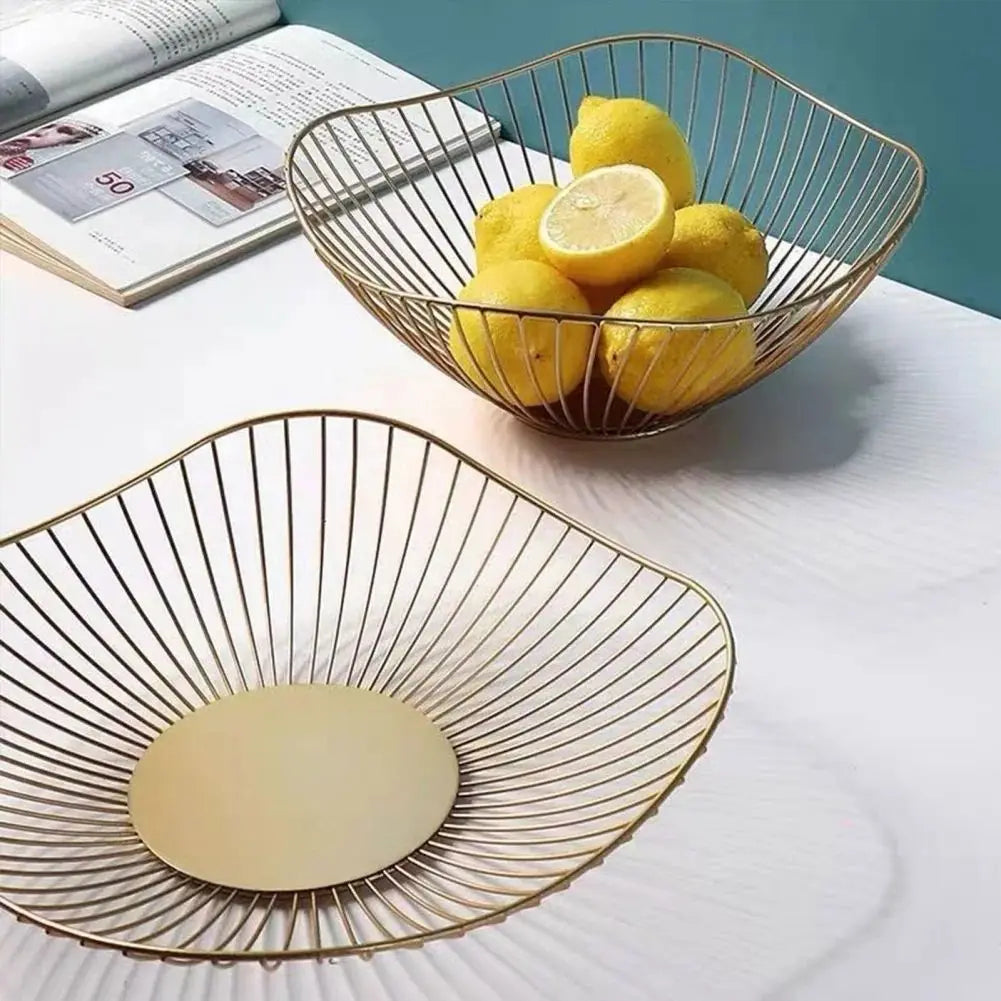 Simple Metal Fruit Basket