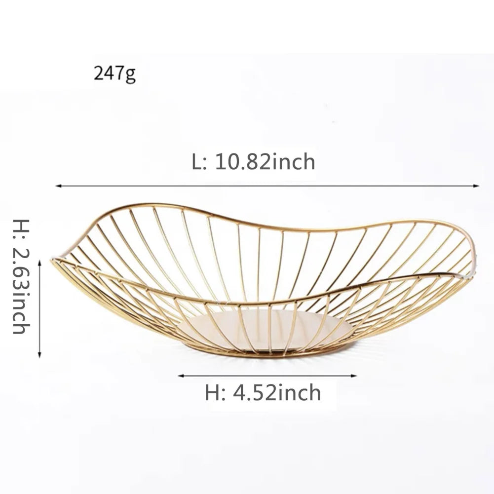 Simple Metal Fruit Basket