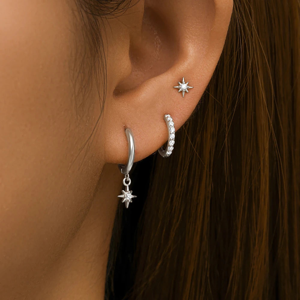 3 piece Drop Earring Set