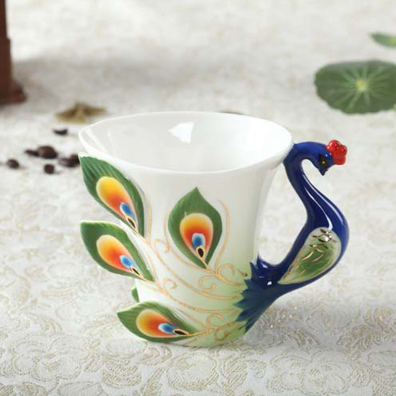 Peacock Mug