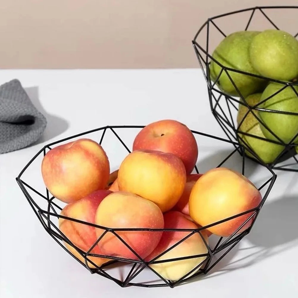 Simple Metal Fruit Basket