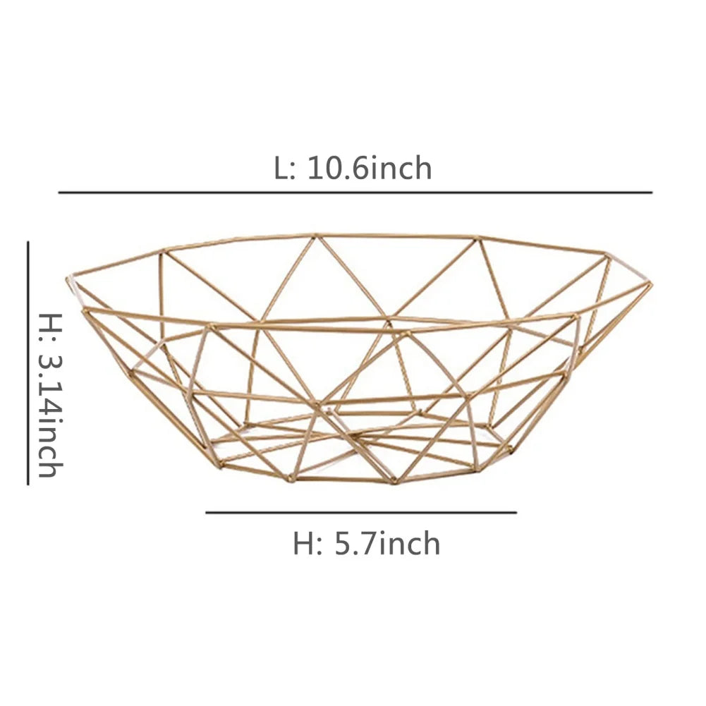 Simple Metal Fruit Basket