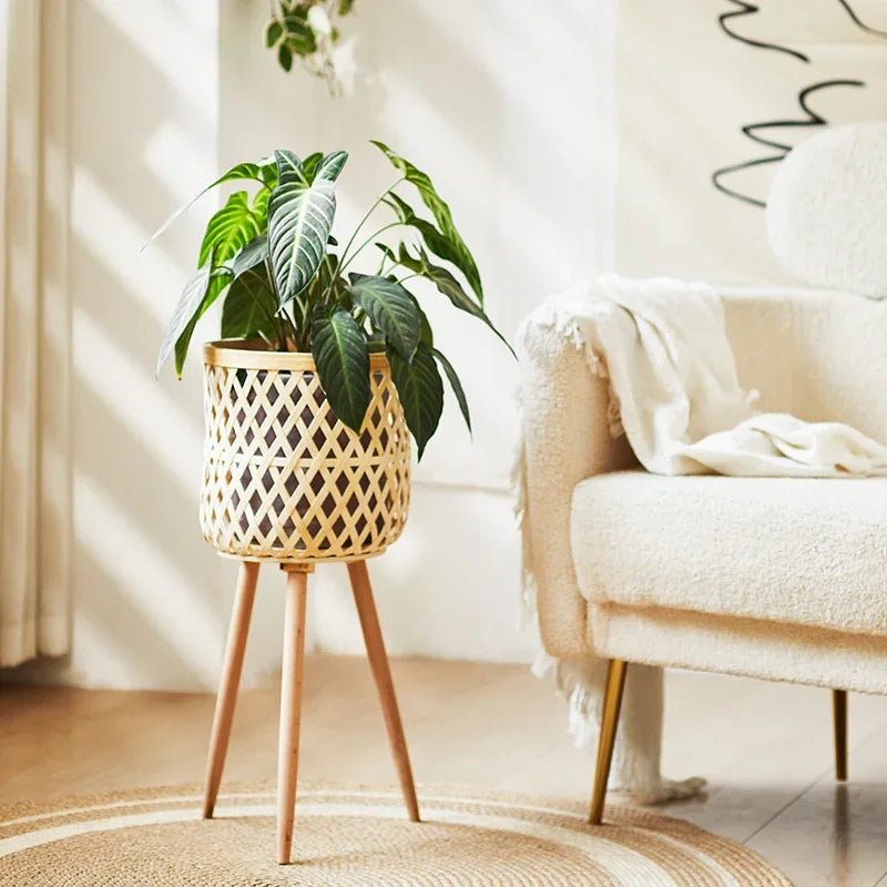 Rattan Woven Flower Pot