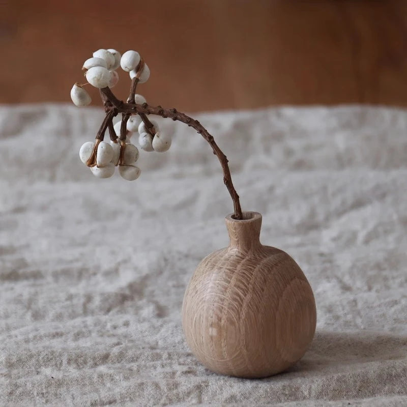 Wooden Bud Vases