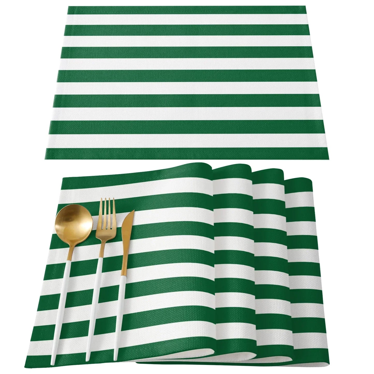 Striped Linen Place Mats