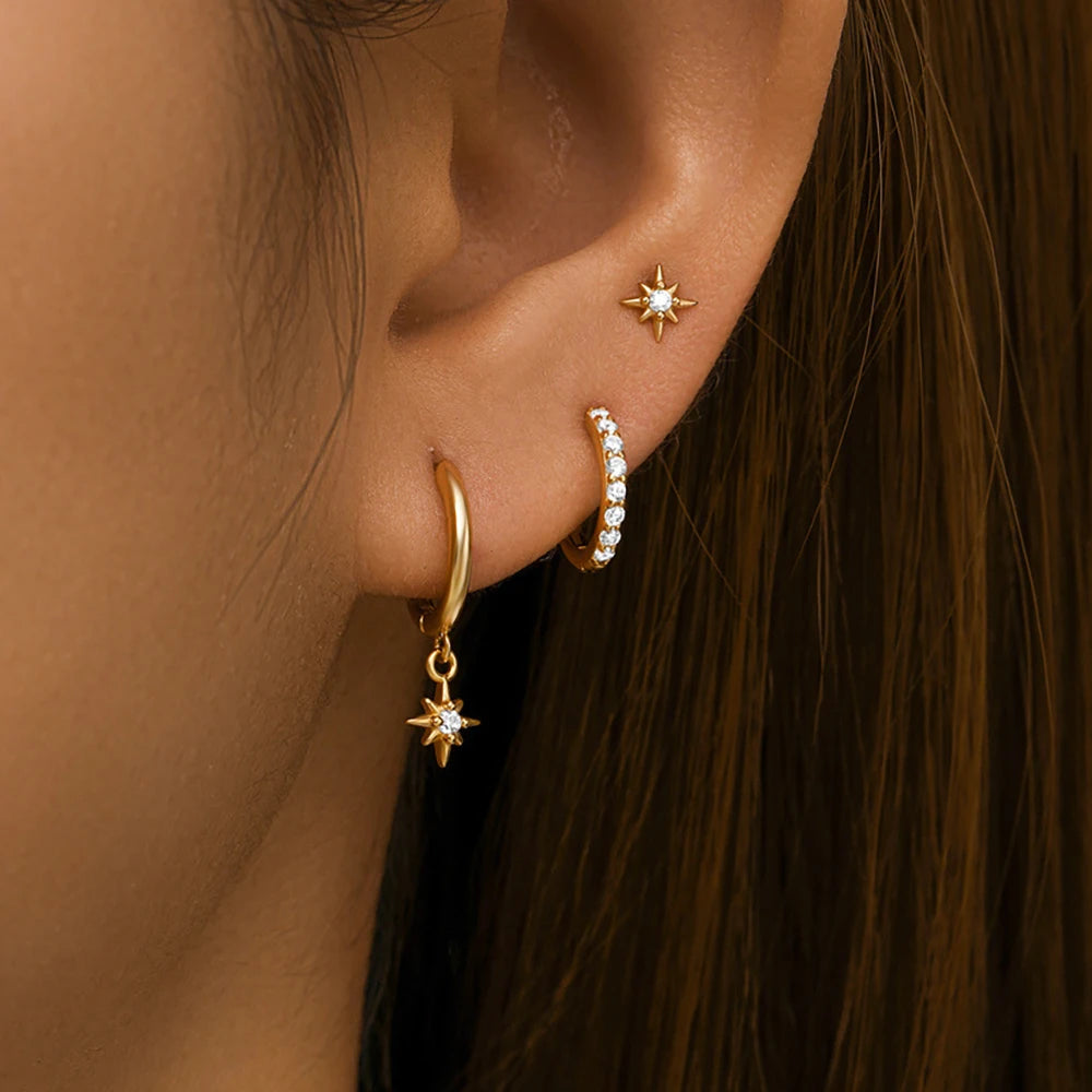 3 piece Drop Earring Set