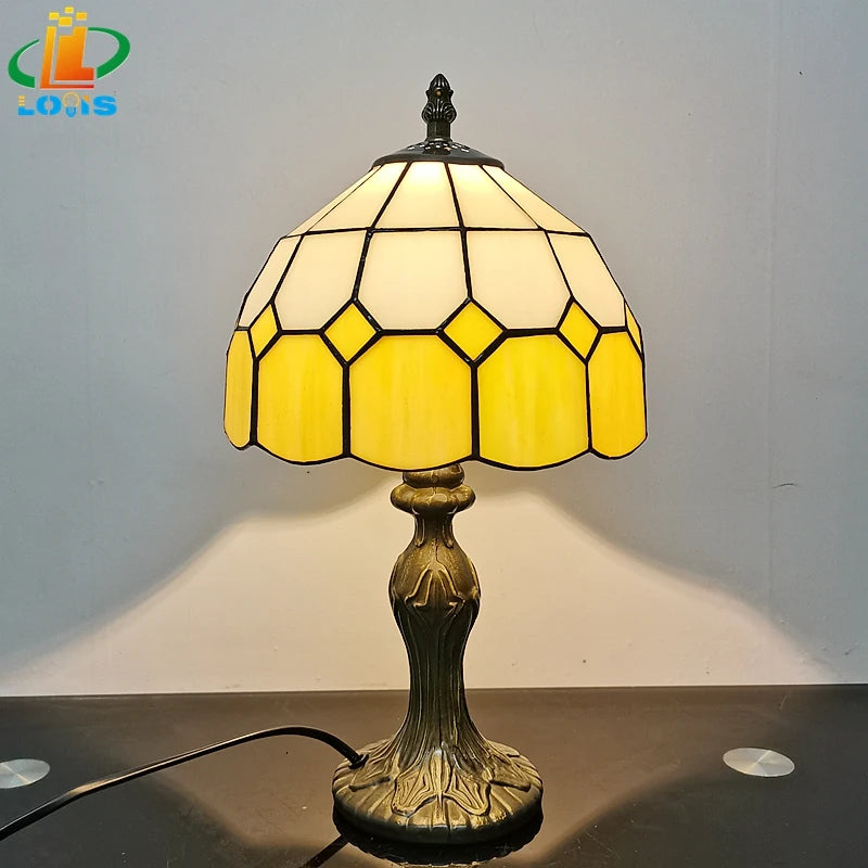 8" Nordic Orange Table Lamp