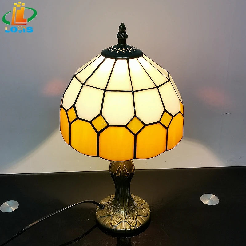 8" Nordic Orange Table Lamp