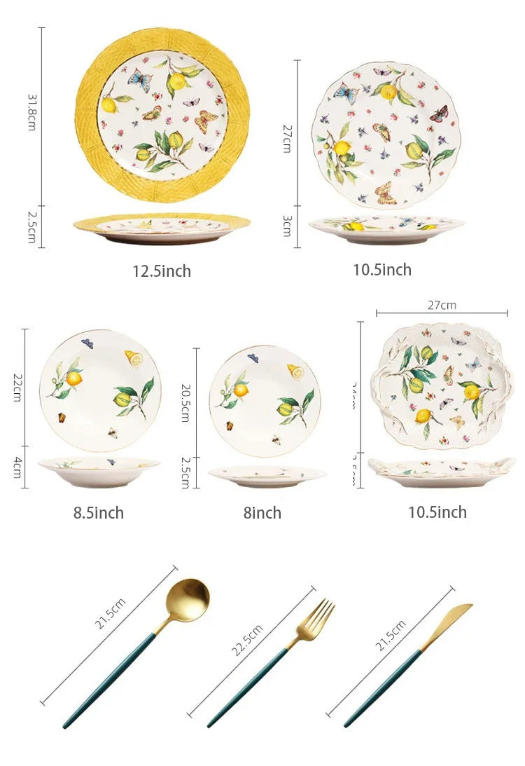 Gorgeous Lemon Tableware - BESTSELLER!