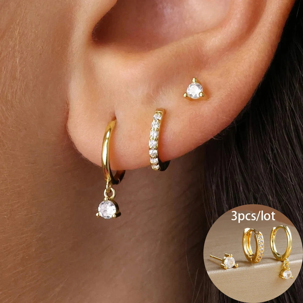 3 piece Drop Earring Set