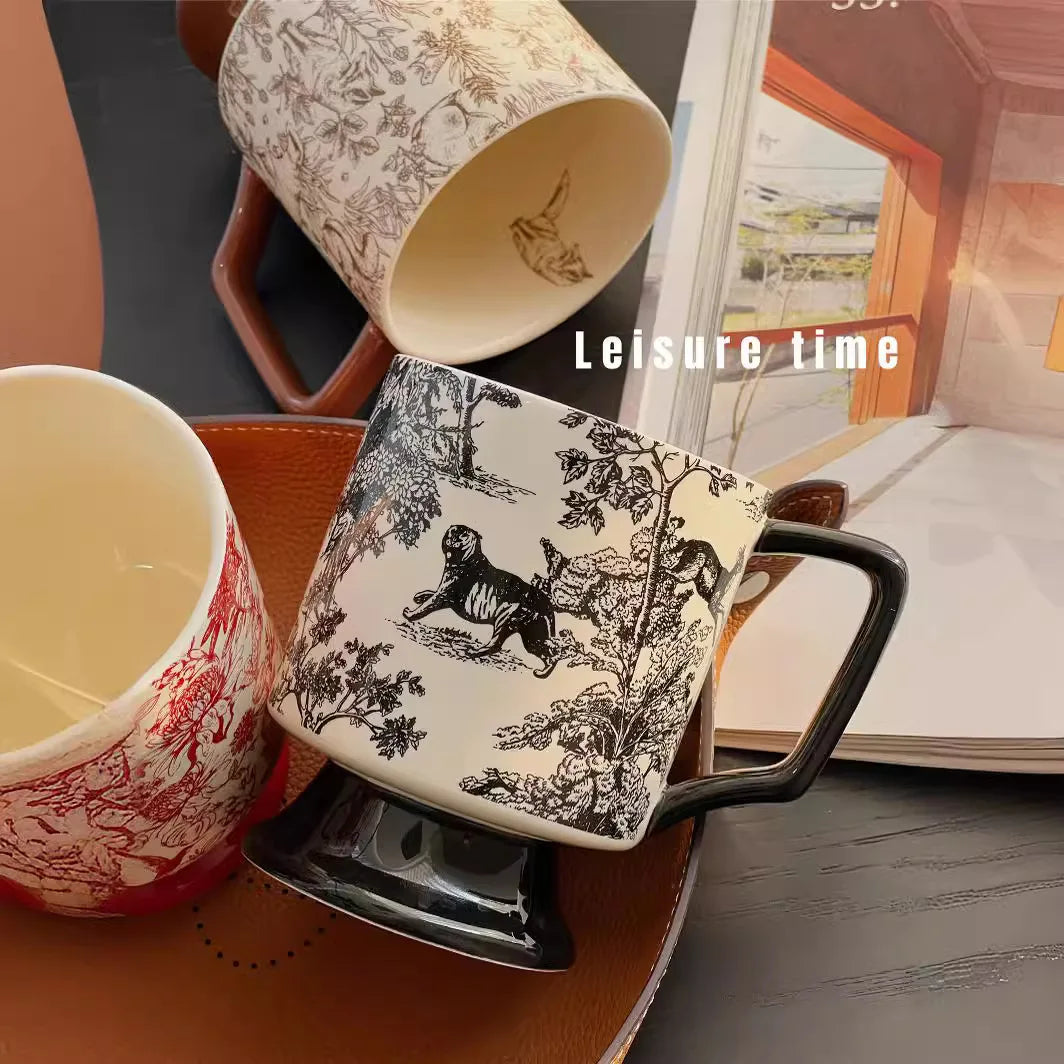 Mid-century Ceramic Coffee Cup