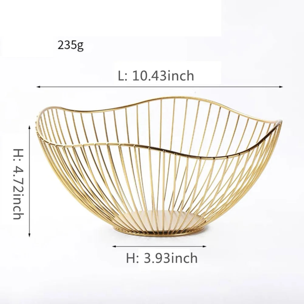 Simple Metal Fruit Basket