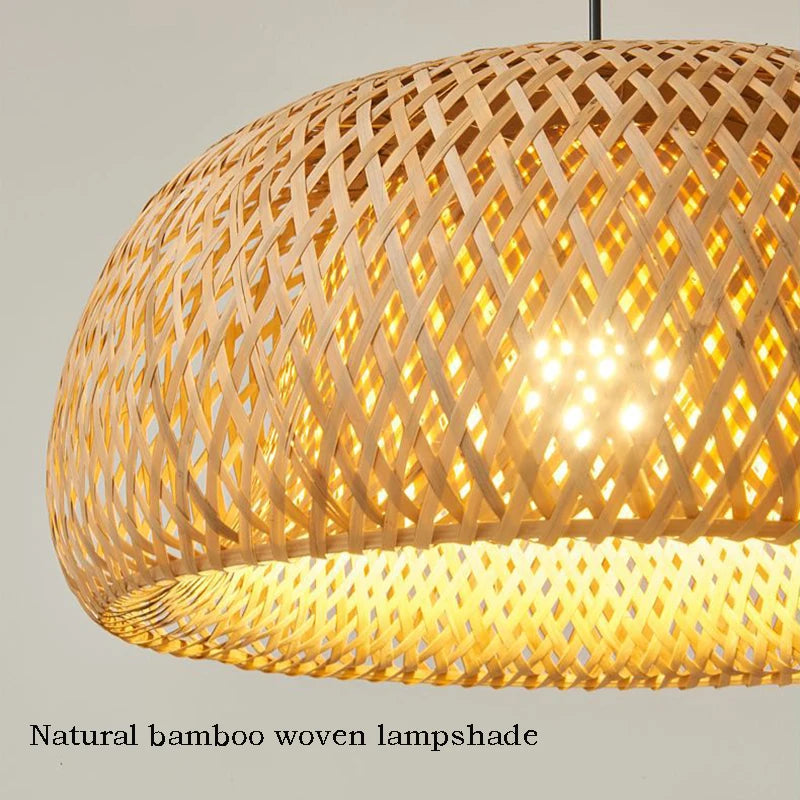 Bamboo Pendant Light Fixture