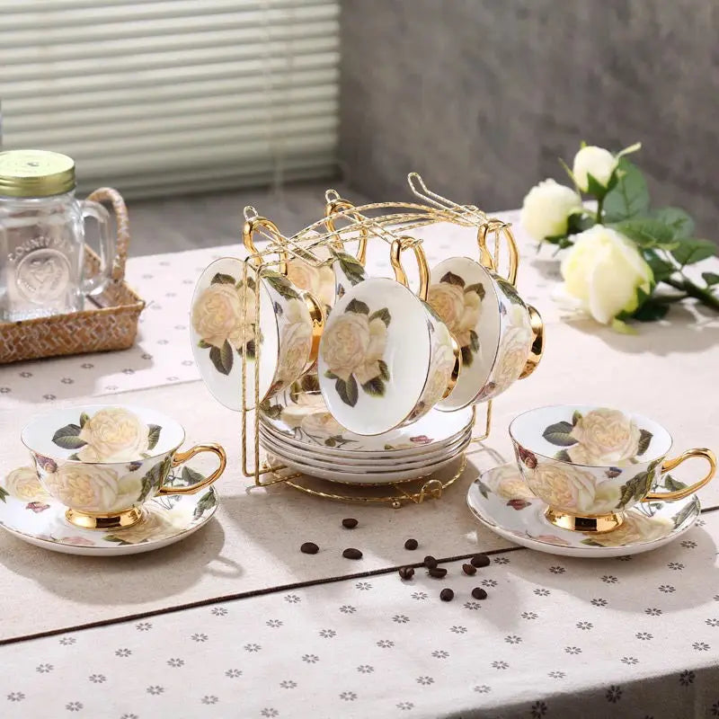Gold Trimmed Teacups