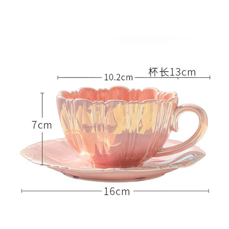 Pearl Petal Cup and Saucer