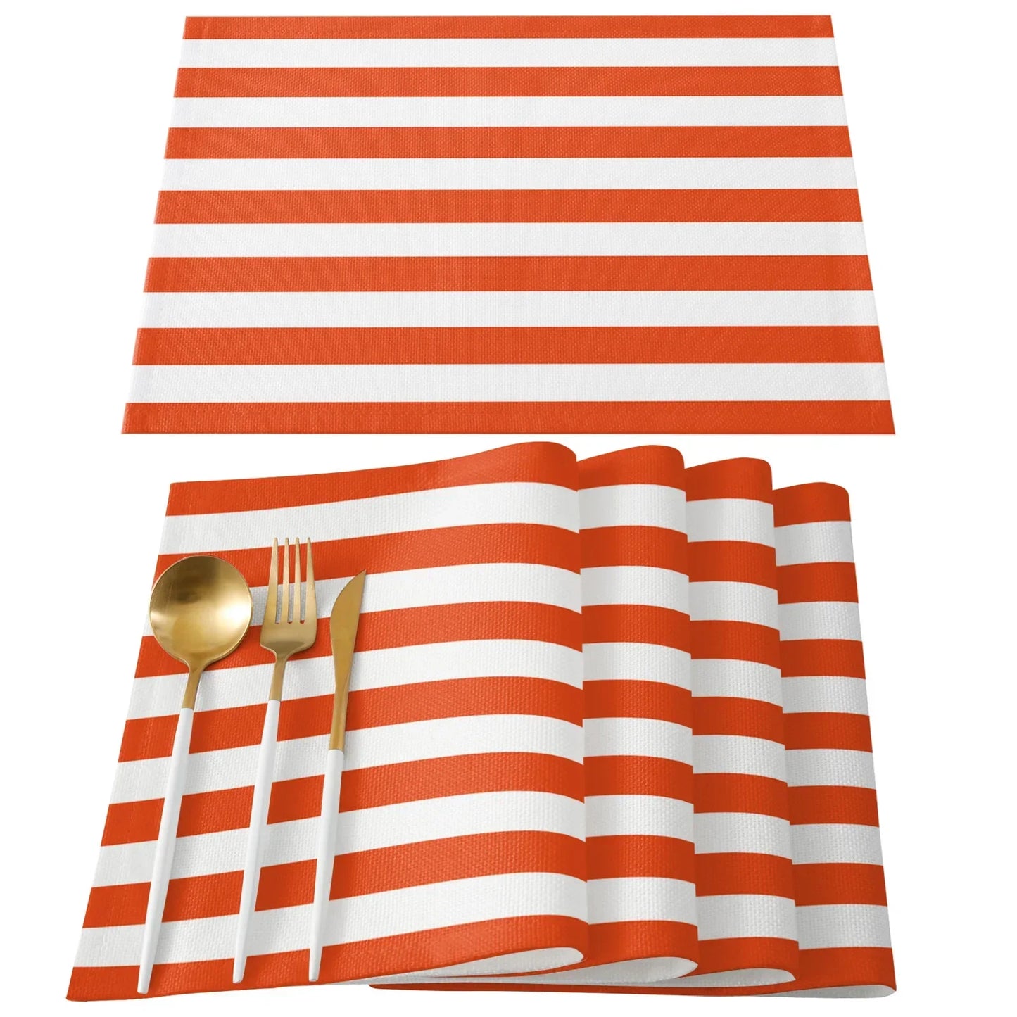 Striped Linen Place Mats