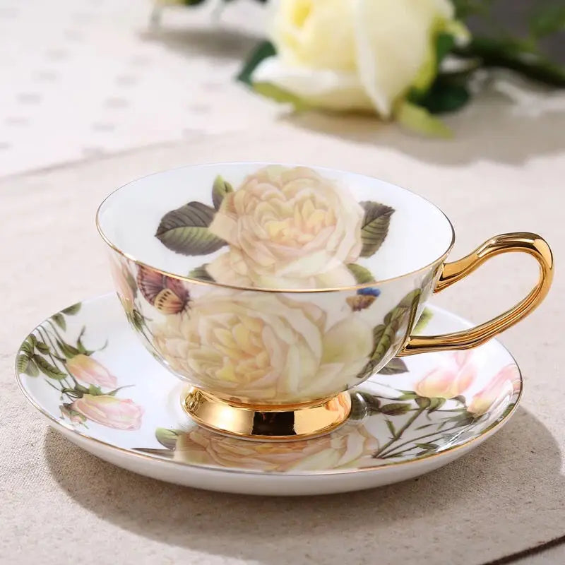 Gold Trimmed Teacups