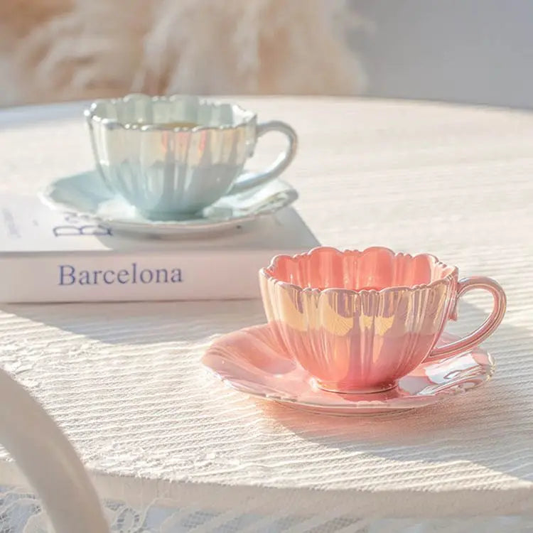 Pearl Petal Cup and Saucer