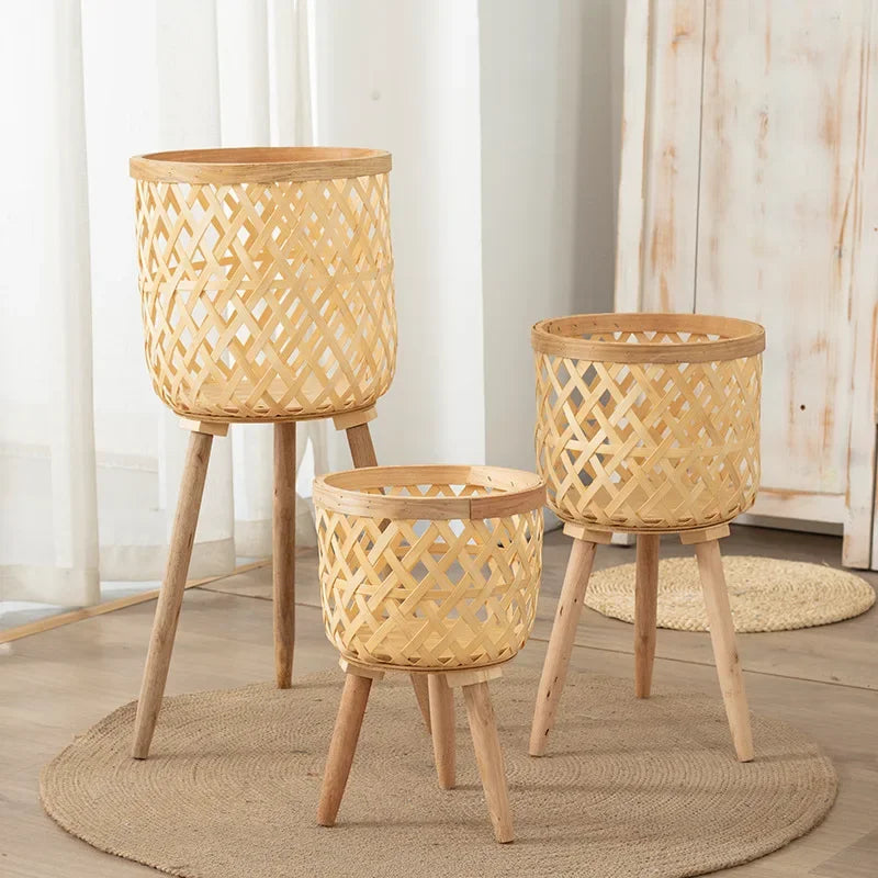 Rattan Woven Flower Pot