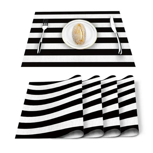 Striped Linen Place Mats