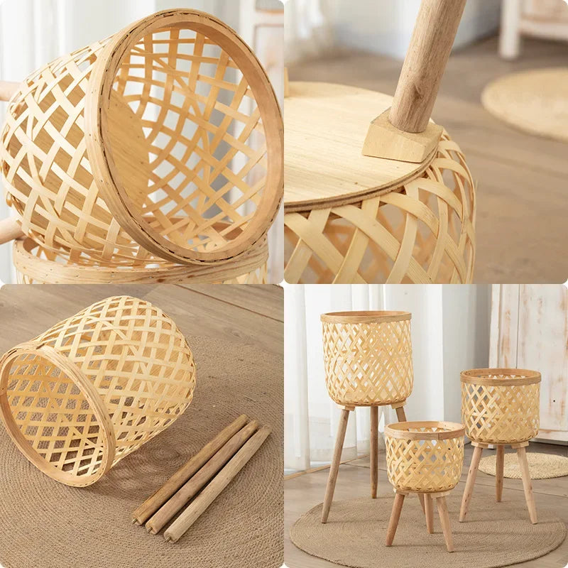 Rattan Woven Flower Pot