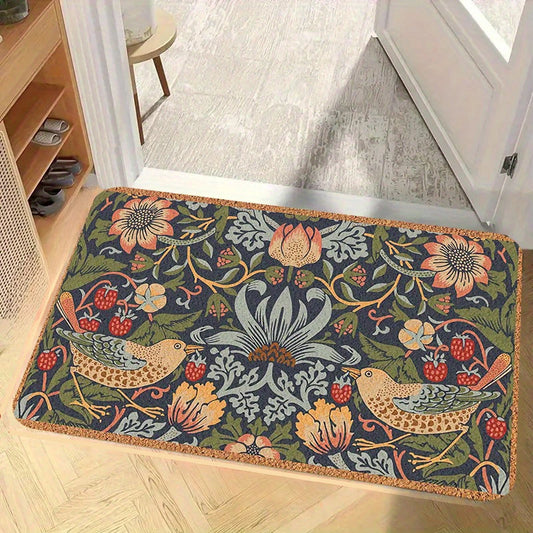 Floral Bird Doormat